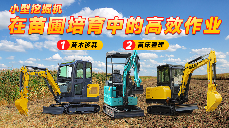 立派集团小型挖掘机在苗圃培育中的高效作业:苗木移栽与苗床整理